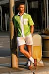 Shop_Therealb_Green Cotton Designer Shirt _Online_at_Aza_Fashions