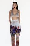Buy_Amka_Pink Silk Rose Designer Pant _Online_at_Aza_Fashions