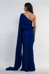 Shop_Deme By Gabriella_Blue Satin Asymmetric Dakota One Shoulder Gown _at_Aza_Fashions