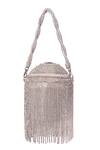 House Of Kosha_Silver Rhinestones Glitz Bucket Bag _Online_at_Aza_Fashions