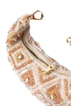 Buy House Of Kosha White Beads, Crystals Golden Pastel Suede Hobo Bag Online at Aza Fashions Buy_House Of Kosha_White Beads, Crystals Golden Pastel Suede Hobo Bag _Online_at_Aza_Fashions