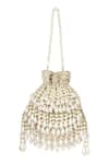 Buy_House Of Kosha_Gold Pearls Embellished Potli _Online_at_Aza_Fashions