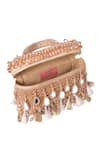 Buy_House Of Kosha_Gold Mirrors, Crystals Mirrorwork Vanity Bag _Online_at_Aza_Fashions