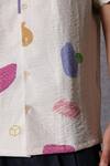 Buy_Lacquer Embassy_Beige Cotton Ecru Abstract Print Shirt 