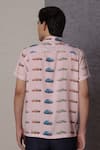 Shop_Lacquer Embassy_Pink Rayon Vintage Car Print Shirt _at_Aza_Fashions