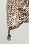 Buy_The Purple Sack_Gray Sequins Sequenzzia Potli Bag _Online_at_Aza_Fashions