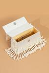 The Purple Sack_White Pearls Papana Clutch _Online_at_Aza_Fashions