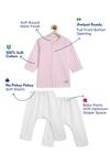 Shop_Tiber Taber_Pink Cotton Striped Kurta And Pyjama Set _Online_at_Aza_Fashions