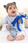 Tiber Taber_Blue Cotton Striped Kurta With White Pyjamas _Online