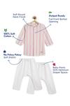 Shop_Tiber Taber_Pink Cotton Striped Kurta And Pyjama Set _Online_at_Aza_Fashions