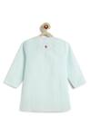Tiber Taber_Green Cotton Striped Kurta And Pyjama Set _Online
