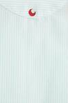 Buy_Tiber Taber_Green Cotton Striped Kurta And Pyjama Set _Online