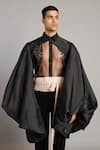 Buy_Siddartha Tytler_Gold Textured Lame Obi Belt _at_Aza_Fashions