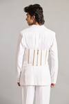 Shop_Siddartha Tytler_White Corseted Kamarbandh _at_Aza_Fashions