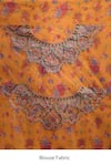 Torani_Orange Silk Embroidery Saree Set _Online