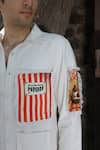 Buy_Ankur J_Off White Embroidery Designer Crochet Shirt _Online_at_Aza_Fashions