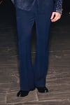 Contrast By Parth_Blue Hand Embroidered Celest Tuxedo Set _Online_at_Aza_Fashions
