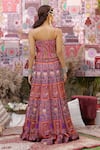 Shop_Ankur J_Purple Silk, Organza, Oxford Embroidery, Sequins Designer Dola Lehenga Set _at_Aza_Fashions