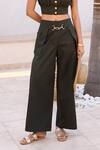 House Of Fett_Green Cotton Collared Kiso Co-ord Pant Set _Online_at_Aza_Fashions