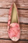 Buy_Nazaakat By Samara Singh_Pink Floral Print Loafers _Online_at_Aza_Fashions