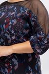 Shop_Mamicha_Black Georgette Round Neck Noir Whispers Dress 