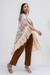 Shop_Mamicha_Off White Georgette Wind Shadow Cape Co-ord Set _Online_at_Aza_Fashions