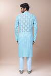 Shop Arihant Rai Sinha Blue Georgette, Silk Embroidery Chikankari Thread Kurta Set at Aza Fashions Shop_Arihant Rai Sinha_Blue Georgette, Silk Embroidery Chikankari Thread Kurta Set _at_Aza_Fashions