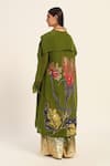 Shop_Ruhr India_Green Organza Embroidery Alaya Jacket _Online_at_Aza_Fashions