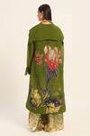 Shop_Ruhr India_Green Organza Embroidery Alaya Jacket _at_Aza_Fashions