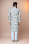 Shop_Samyukta Singhania_Multi Color Cotton, Silk Embroidery Floral Print Kurta Set _at_Aza_Fashions