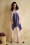 Shop_172 Threads_Blue Cotton Round Neck Lilac Haze Coord Set _Online_at_Aza_Fashions