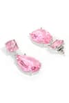Buy_Ruby Raang_Pink Doublet Earrings _Online_at_Aza_Fashions