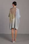 Shop_Clos_Round Neck Pastel Blue And Green Designer Dress _at_Aza_Fashions