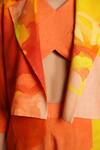 Shop_Clos_Orange Kota Doria Open Neck Bright And Yellow Designer Set _Online_at_Aza_Fashions