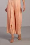 Buy_Clos_Orange Collared Bright And Yellow Crop Top Pant Set _Online_at_Aza_Fashions