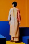 Shop_Clos_Peach V-, Open And Grey Designer Set _at_Aza_Fashions