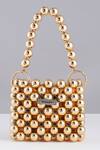 Shop_Modarta_Gold Designer Beaded Handbag _at_Aza_Fashions