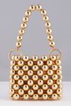 Shop_Modarta_Gold Designer Beaded Handbag _Online_at_Aza_Fashions