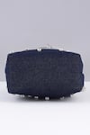 Buy_Modarta_Blue Studs Denim Bucket Bag _Online_at_Aza_Fashions