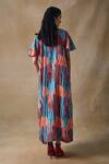 Shop_Pocketful Of Cherrie_Collared Asilah Stripe Asymmetrical Dress _at_Aza_Fashions
