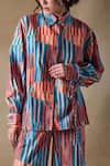 Shop_Pocketful Of Cherrie_ Multi Color Stripe Straight Trousers _Online_at_Aza_Fashions