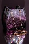 Be Chic_Purple Sequins Glory Designer Potli_Online_at_Aza_Fashions