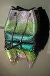 Shop_Be Chic_Green Rhinestones Glory Designer Potli _Online_at_Aza_Fashions