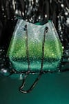 Buy_Be Chic_Green Rhinestones Glory Designer Potli _at_Aza_Fashions