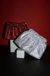 Shop_Be Chic_Silver Crystals Chic Potli Bag _Online_at_Aza_Fashions