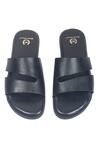 Shop_Domani_Black Azura Designer Slippers _at_Aza_Fashions