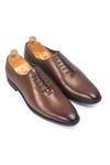 Buy_Domani_Tan Classic Wholecut Derby Shoes _Online_at_Aza_Fashions