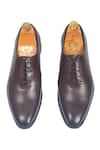 Shop_Domani_Brown Classic Wholecut Derby Shoes _at_Aza_Fashions