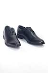 Buy_Domani_Black Classic Wholecut Derby Shoes _at_Aza_Fashions