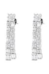 Prihan Luxury Jewelry White Rhodium Plated Necklace And Earring Set at Aza Fashions Prihan Luxury Jewelry_White Rhodium Plated Necklace And Earring Set _at_Aza_Fashions